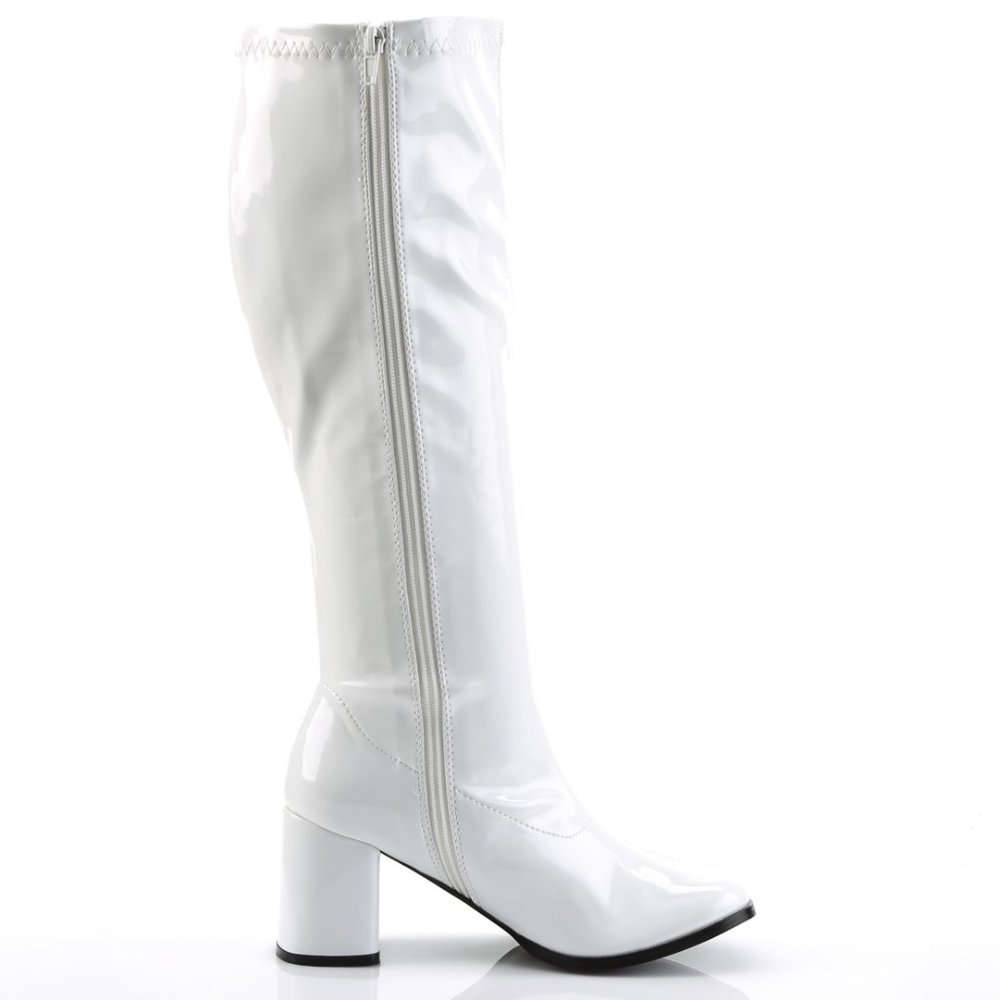 Wide Calf Heel Knee High Boots